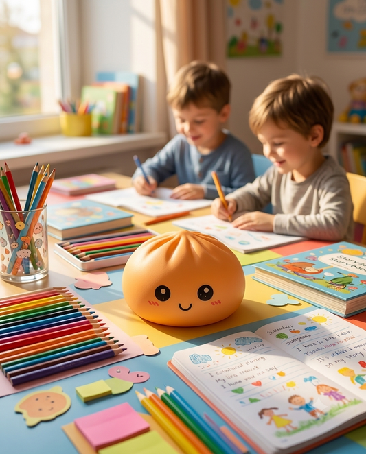 Orange Dumpling Squishy – Super Soft Slow Rising Sensory Toy