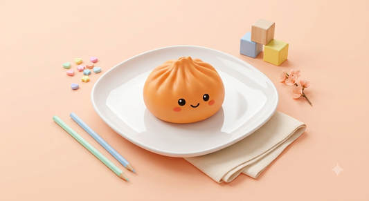Orange Dumpling Squishy – Super Soft Slow Rising Sensory Toy