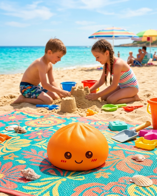 Orange Dumpling Squishy – Super Soft Slow Rising Sensory Toy