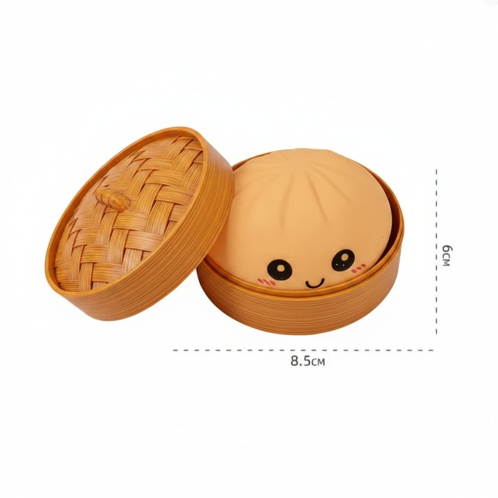 Orange Dumpling Squishy – Super Soft Slow Rising Sensory Toy
